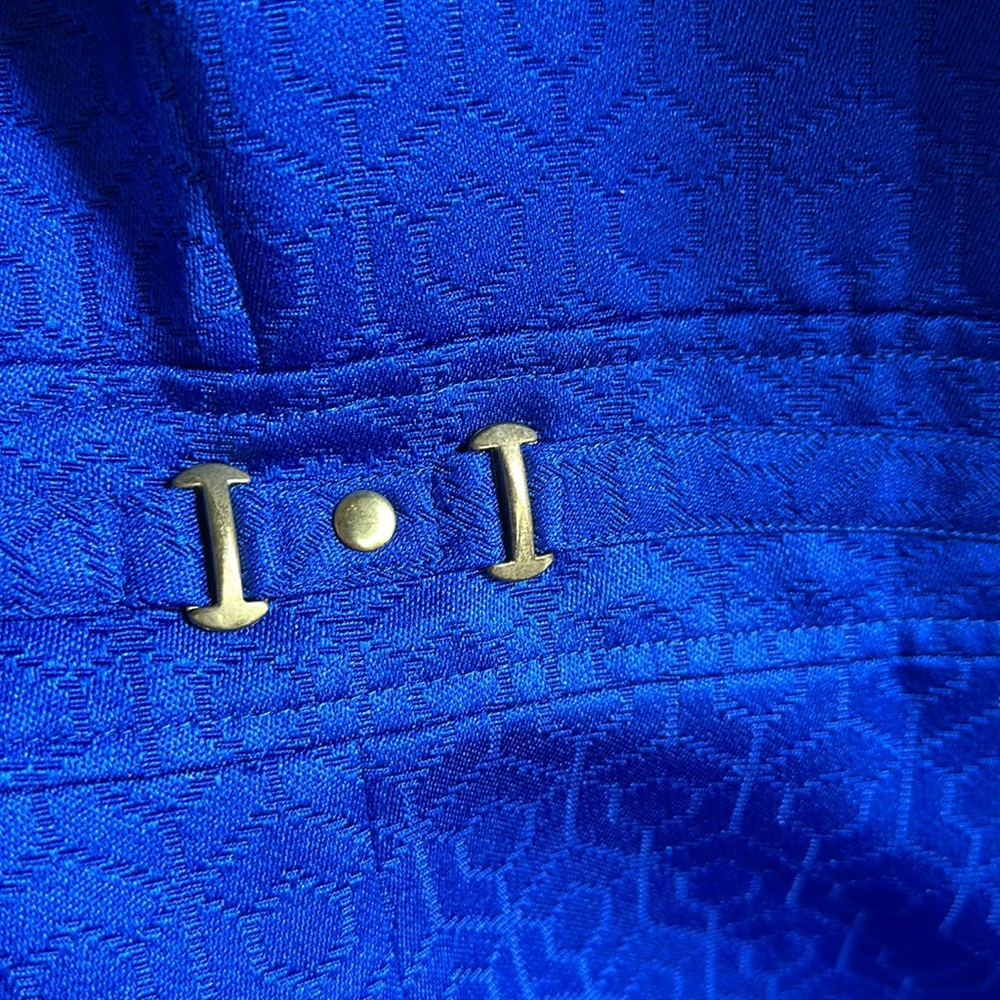 Tahari ASL Blue Midi Dress - Picture 9 of 9